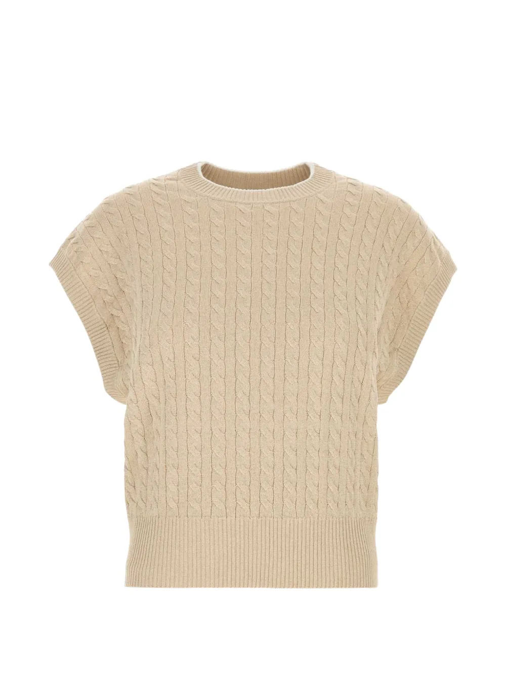 Brunello Cucinelli cable-knit vest - Neutrals