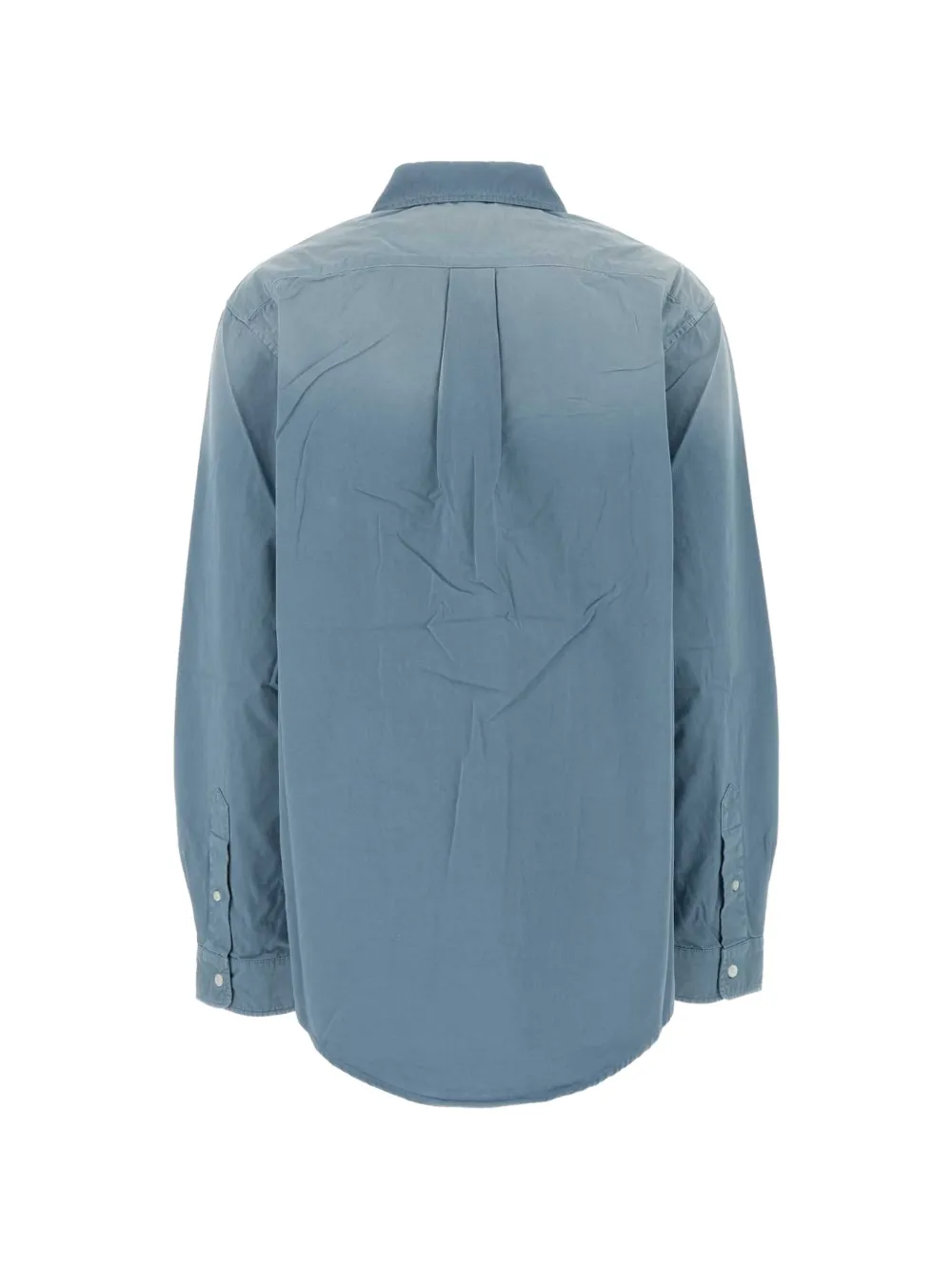 Miu Old twill blouse Blauw