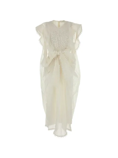 ZIMMERMANN Balance sun-embroidered midi dress