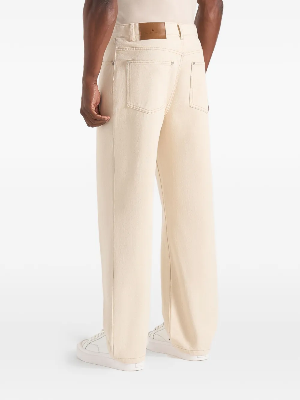 Manière De Voir DN002 relaxed-fit jeans Beige