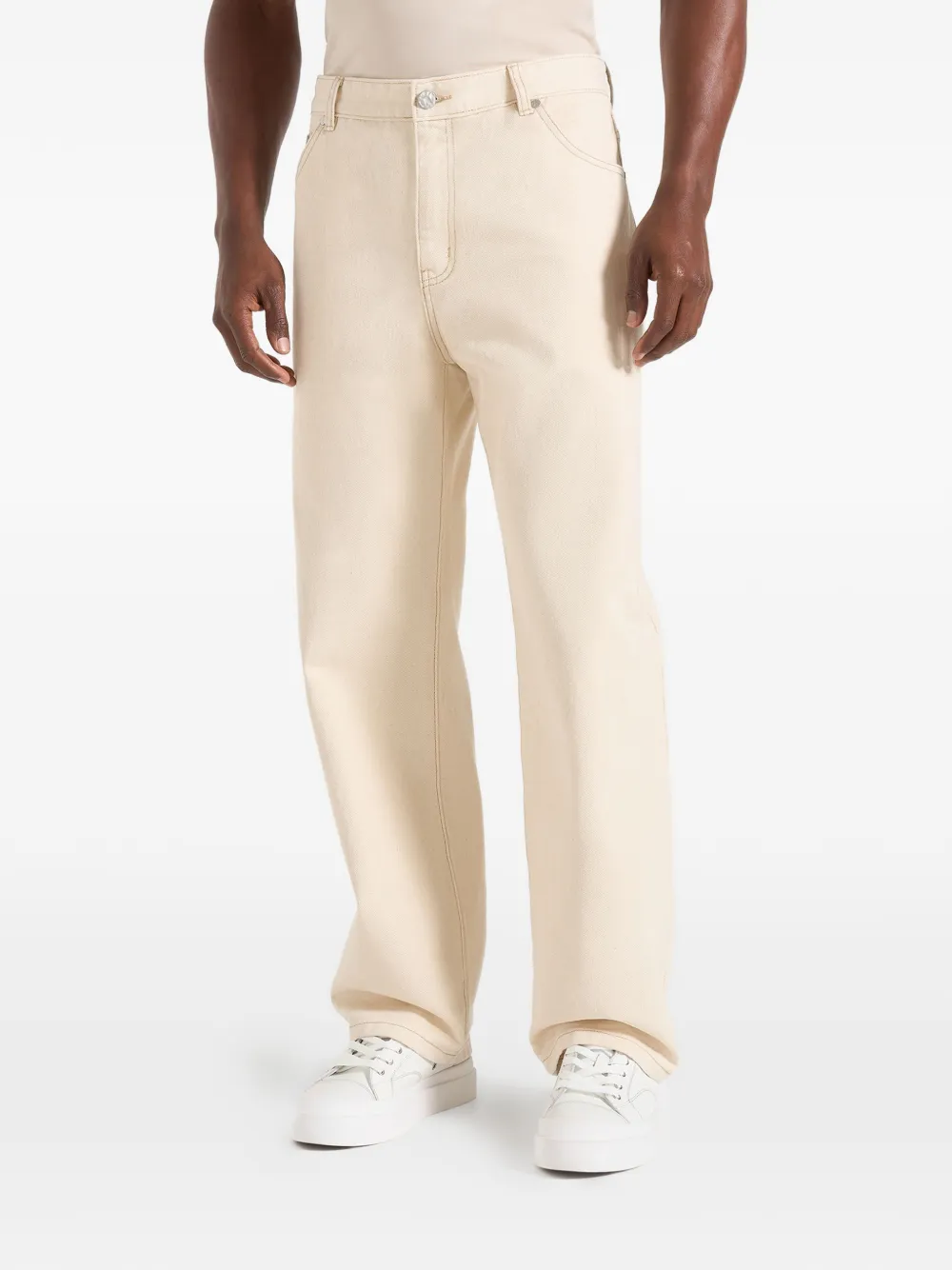 Manière De Voir DN002 relaxed-fit jeans Beige