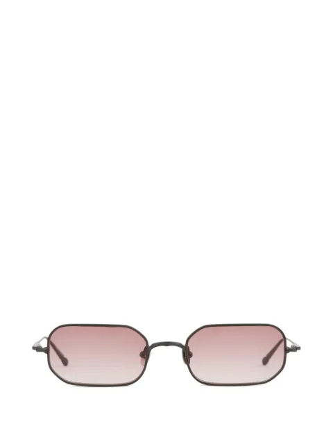 Matsuda titanium oval-frame sunglasses