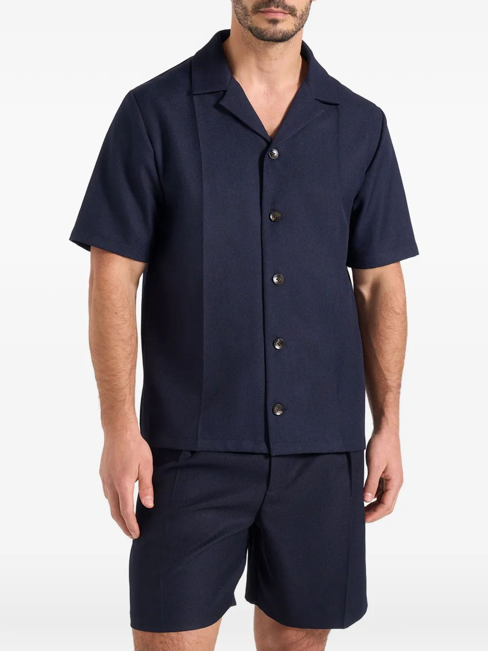 Manière De Voir Felix Hemd mit Bügel - Blau