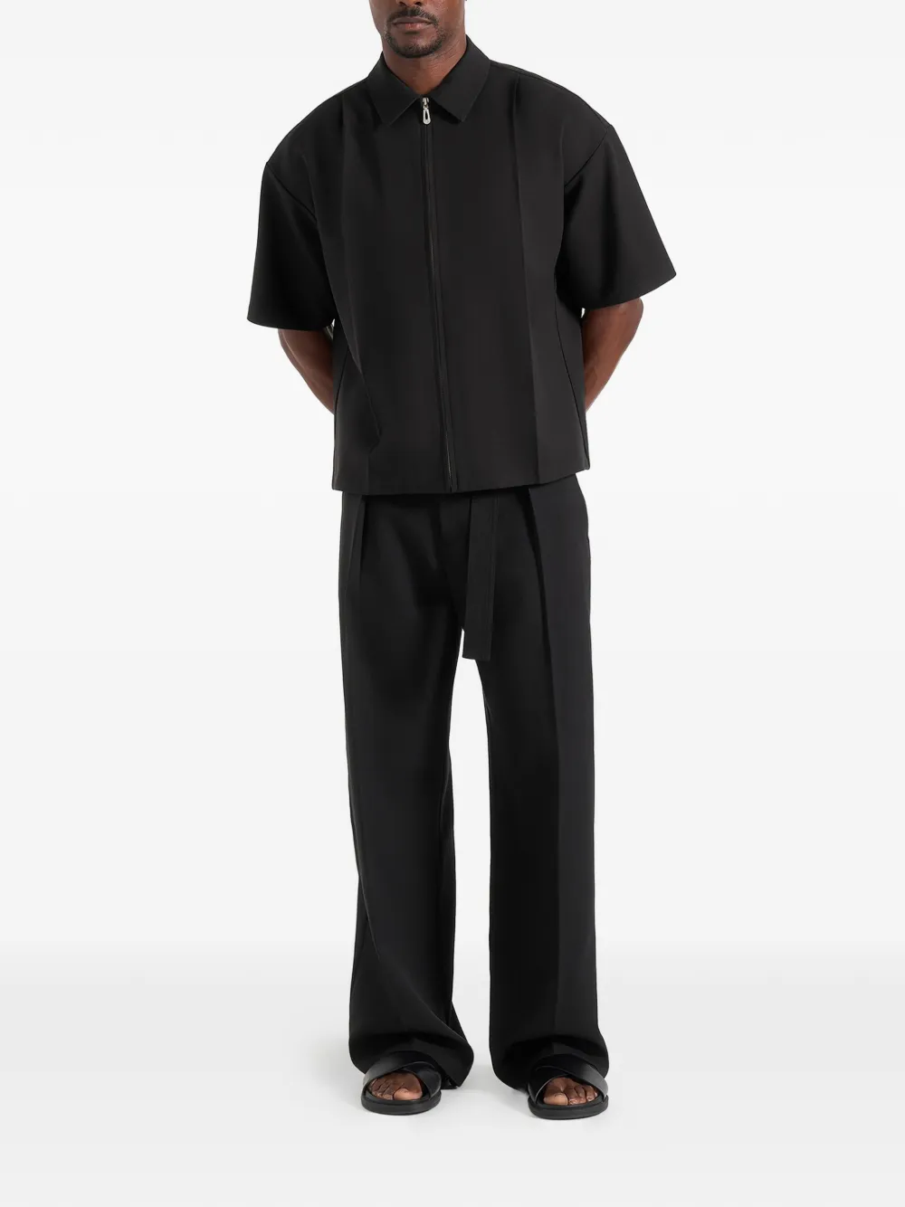 Manière De Voir boxy shirt with crease - thumbnail 2 of 5