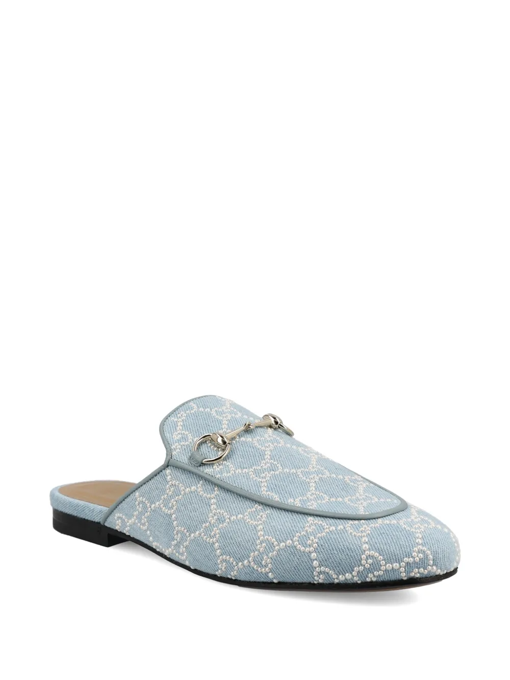 Gucci Princetown platte muiltjes Blauw