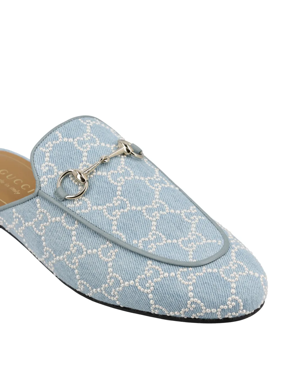 Gucci Princetown platte muiltjes Blauw