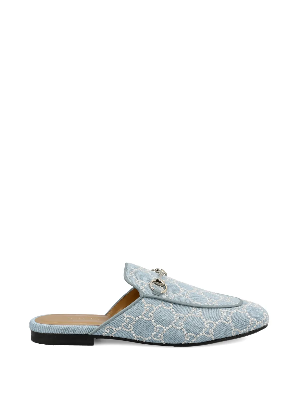Gucci Princetown flat mules - Blau