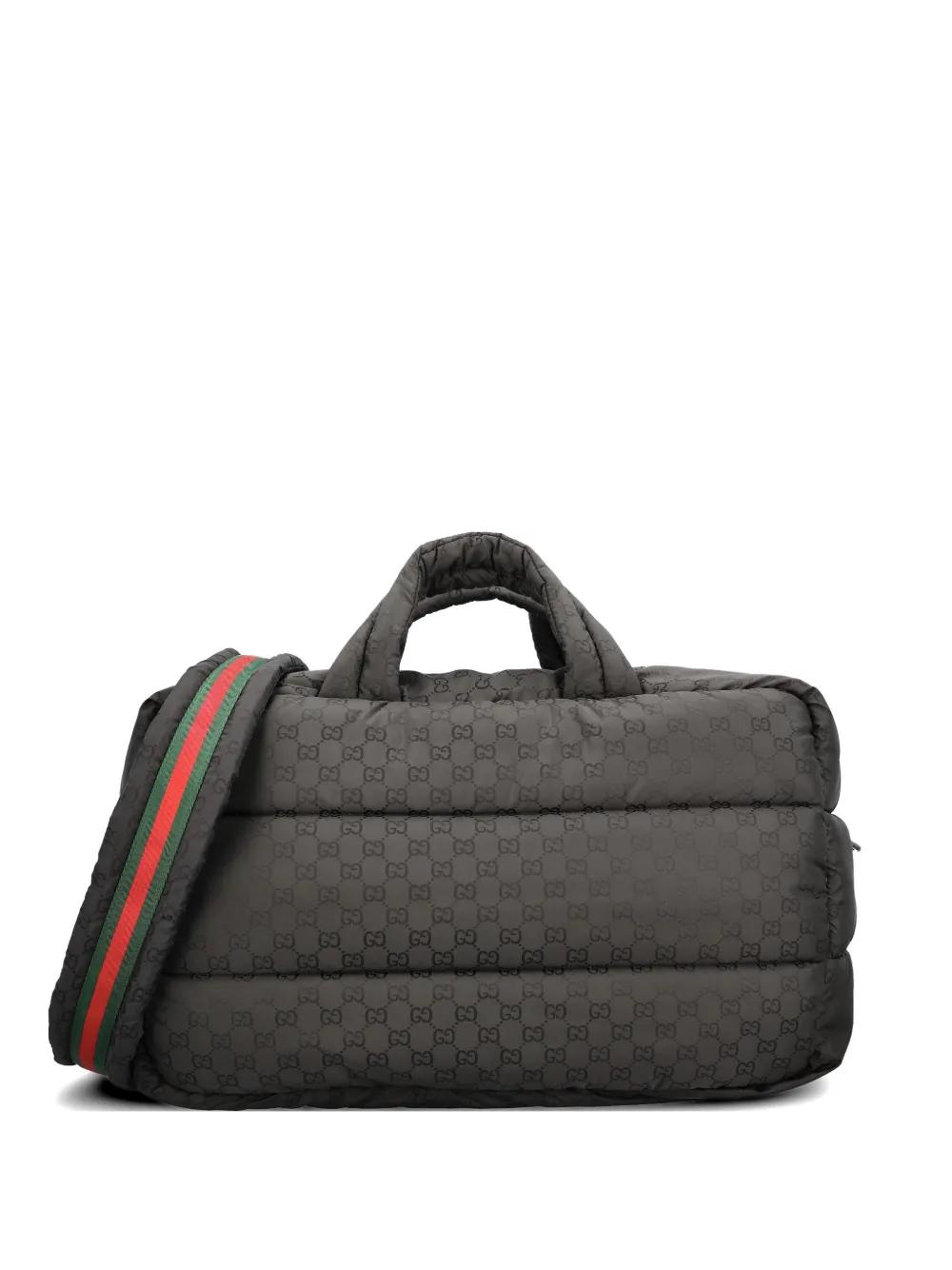 Gucci GG supreme quilted messenger bag - Schwarz