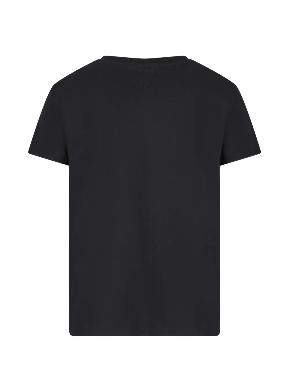 Moncler Enfant T-shirt met geborduurd logo Zwart