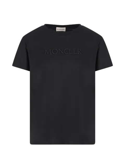 Moncler Enfant playera con logo bordado