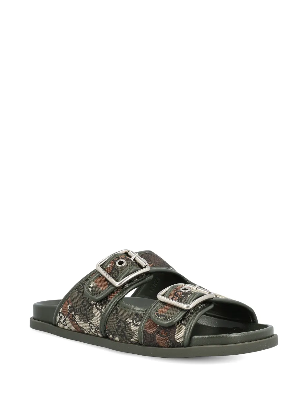 Gucci Sandalen met GG-gespdetail Groen