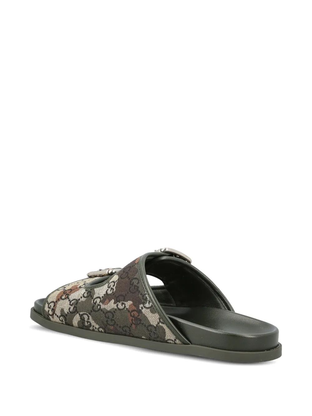 Gucci Sandalen met GG-gespdetail Groen