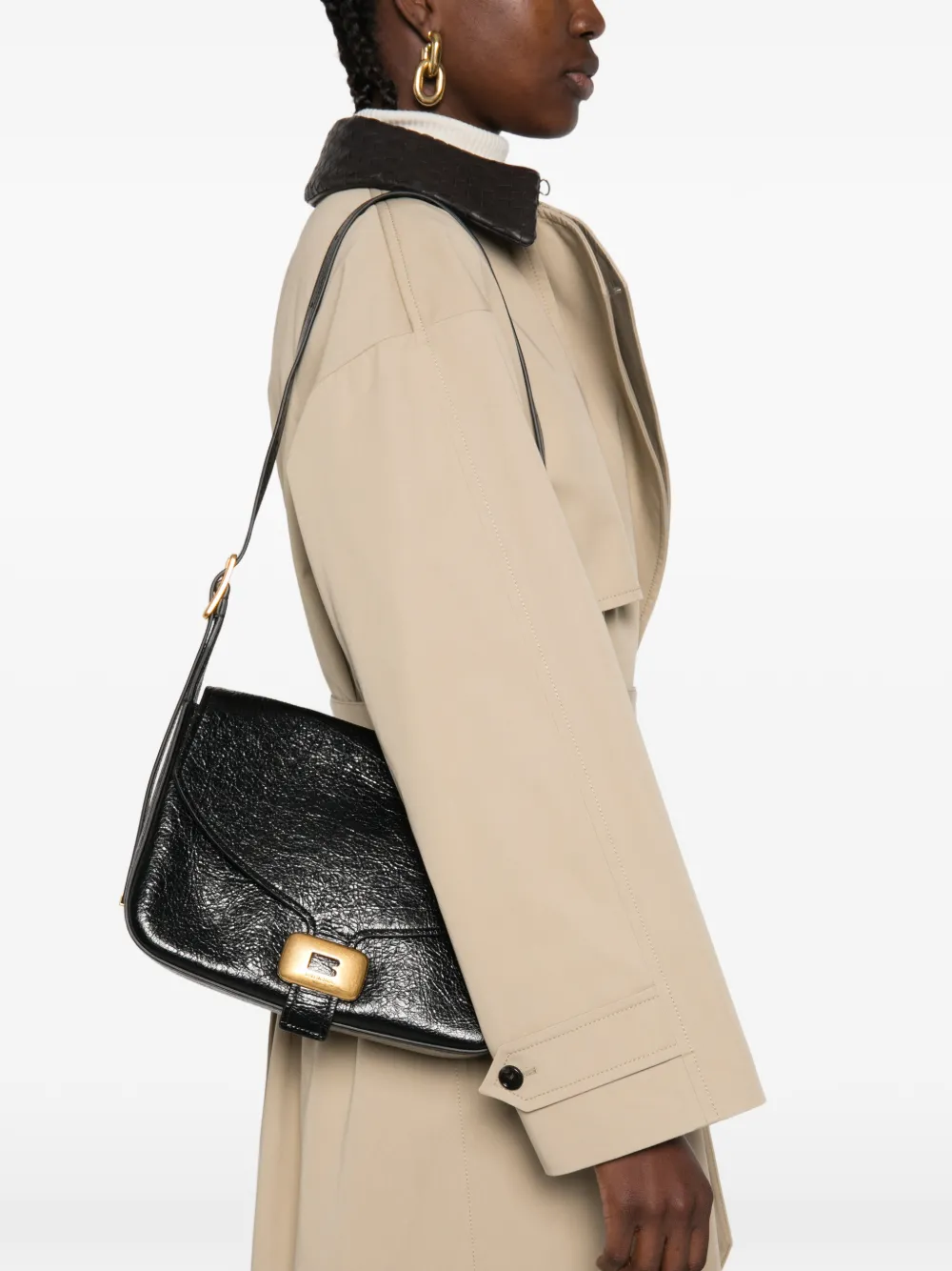 Balenciaga Medium Clicca schoudertas Zwart