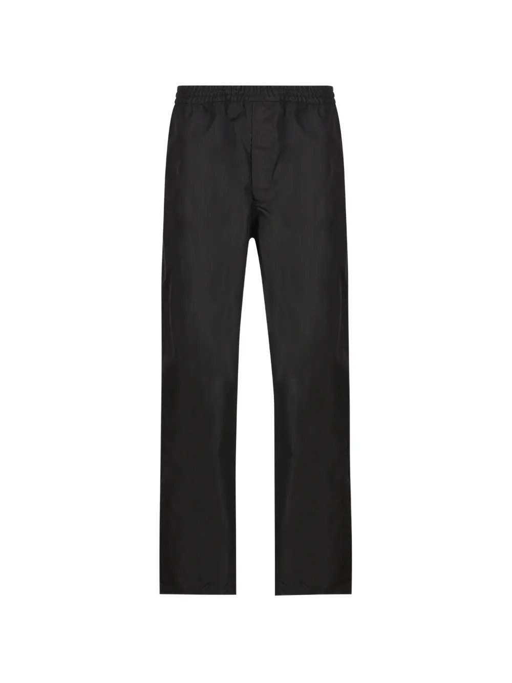 Prada logo-plaque trousers - Nero