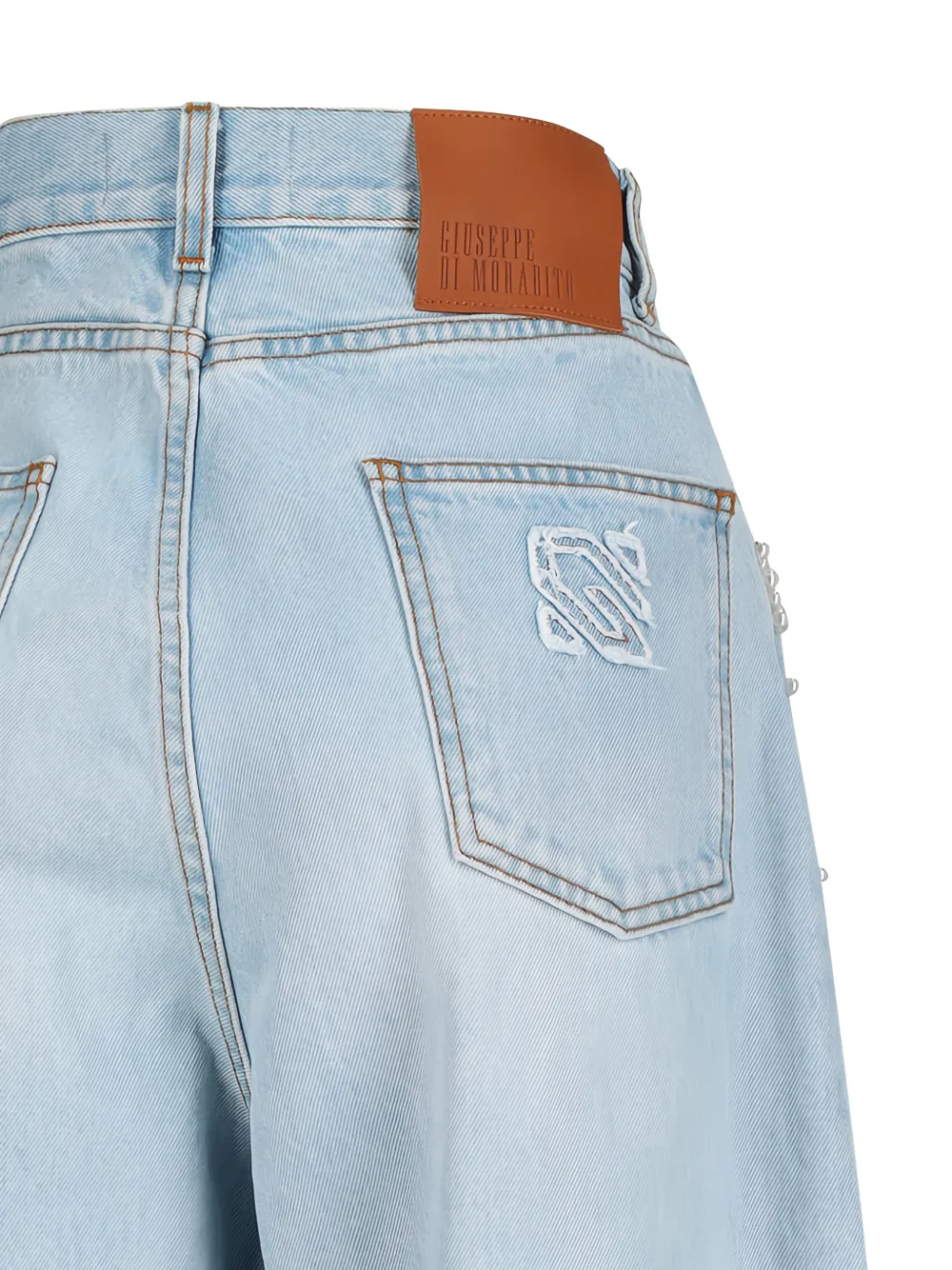 Giuseppe Di Morabito Jeans met verfraaide zak Blauw