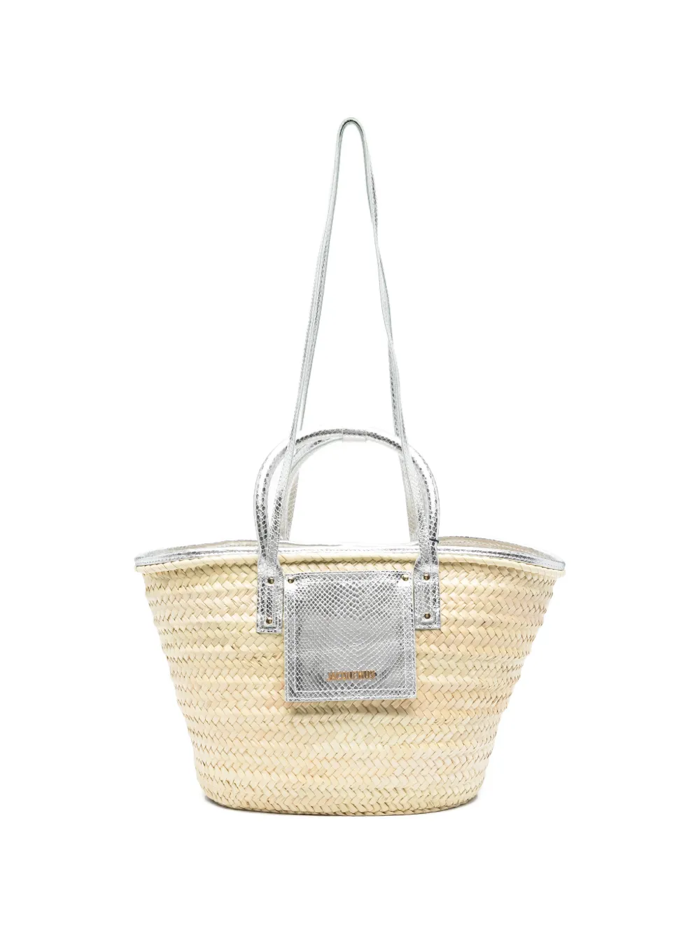 Jacquemus Le Panier Soli woven tote bag - Toni neutri