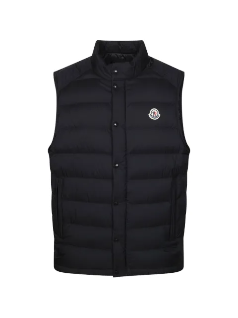Moncler quilted logo-patch gilet