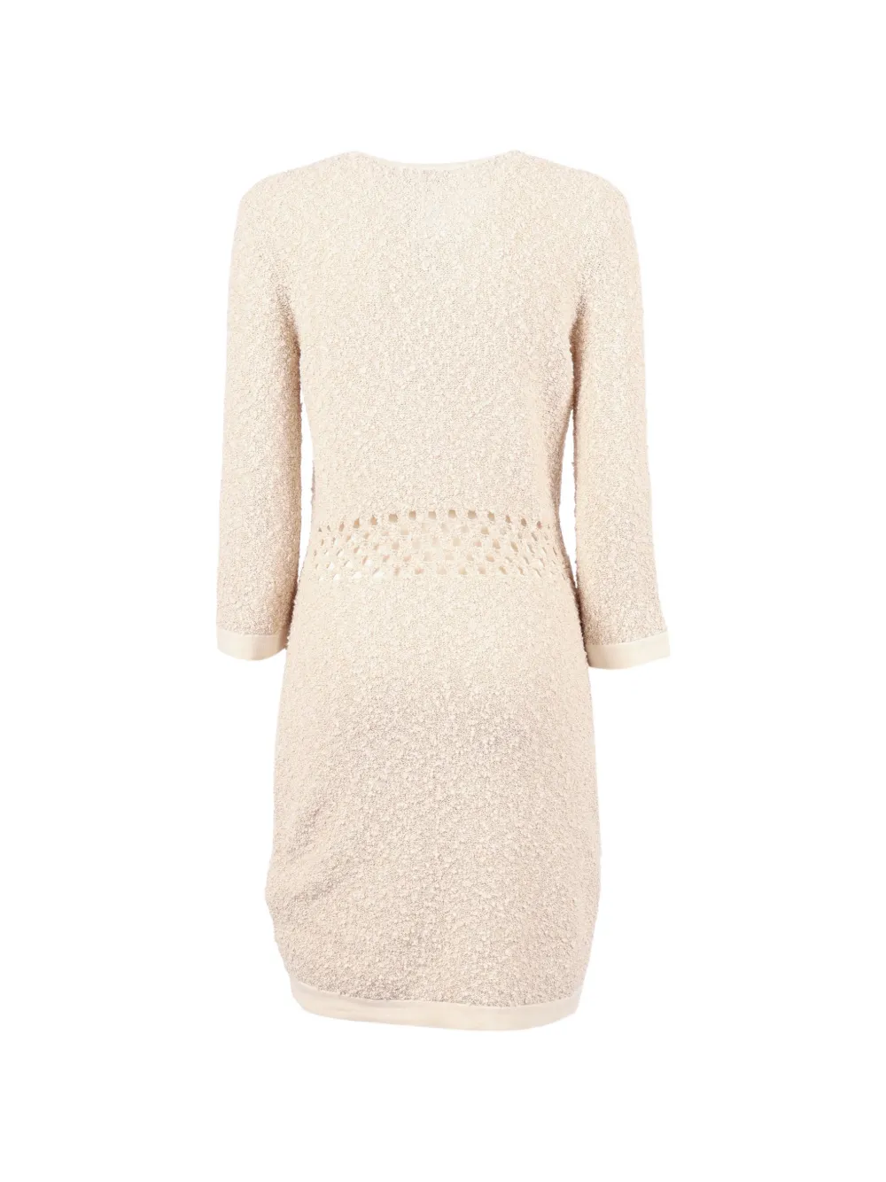 Elisabetta Franchi Bouclé gebreide mini-jurk Roze
