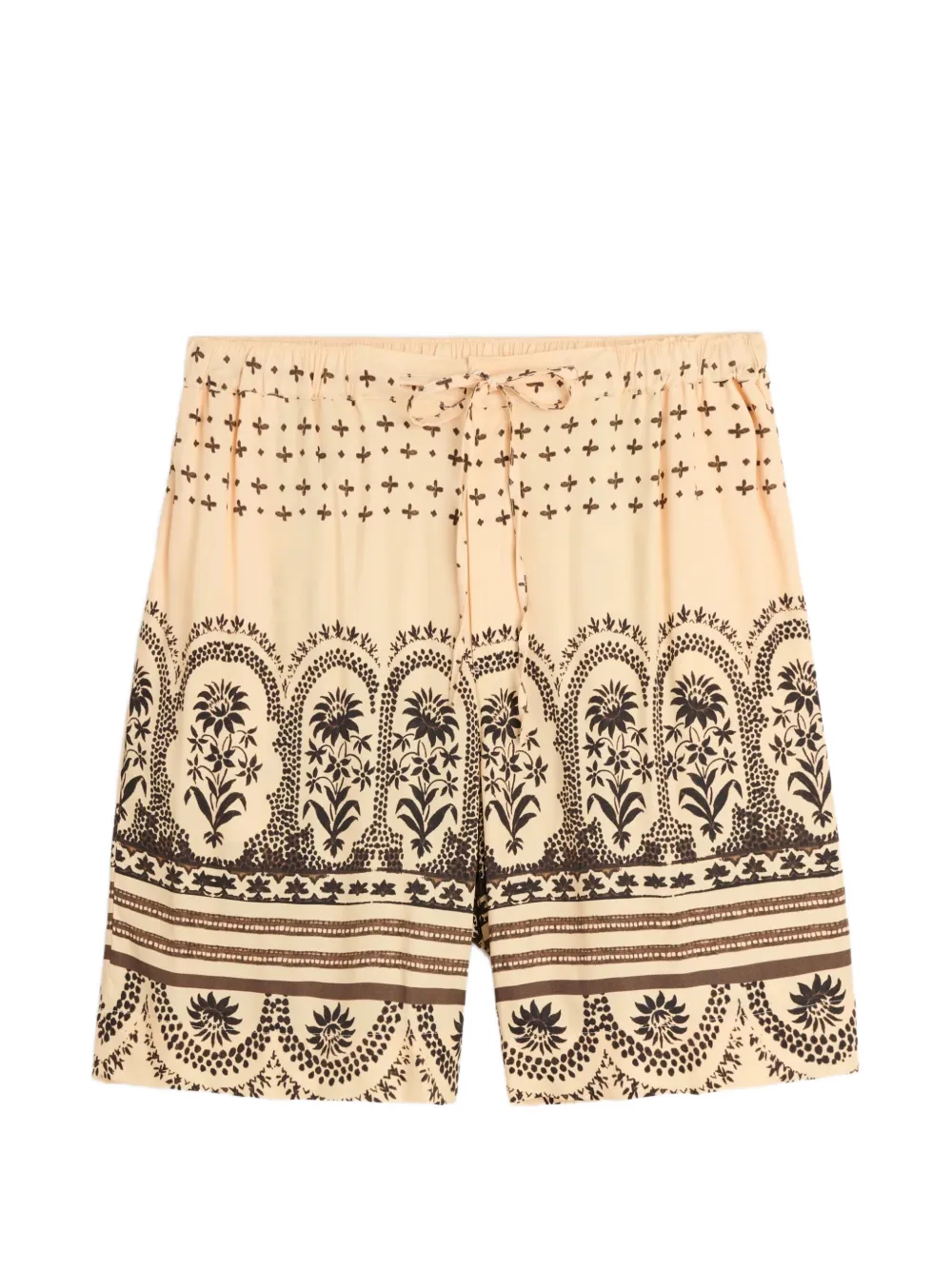 Cmmn Swdn Nabil floral-print shorts - Toni neutri