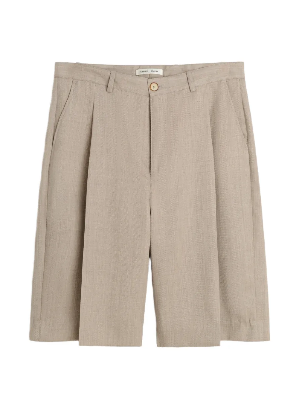 Cmmn Swdn Ara pleated shorts - Grigio