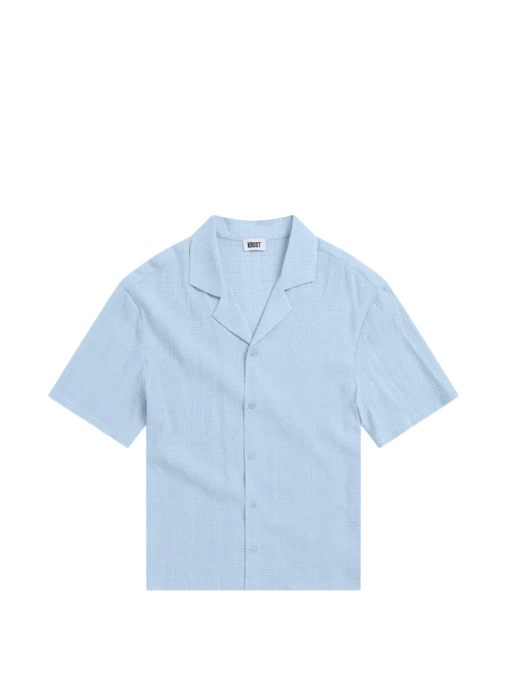 KROST plaid bowling shirt - Blu