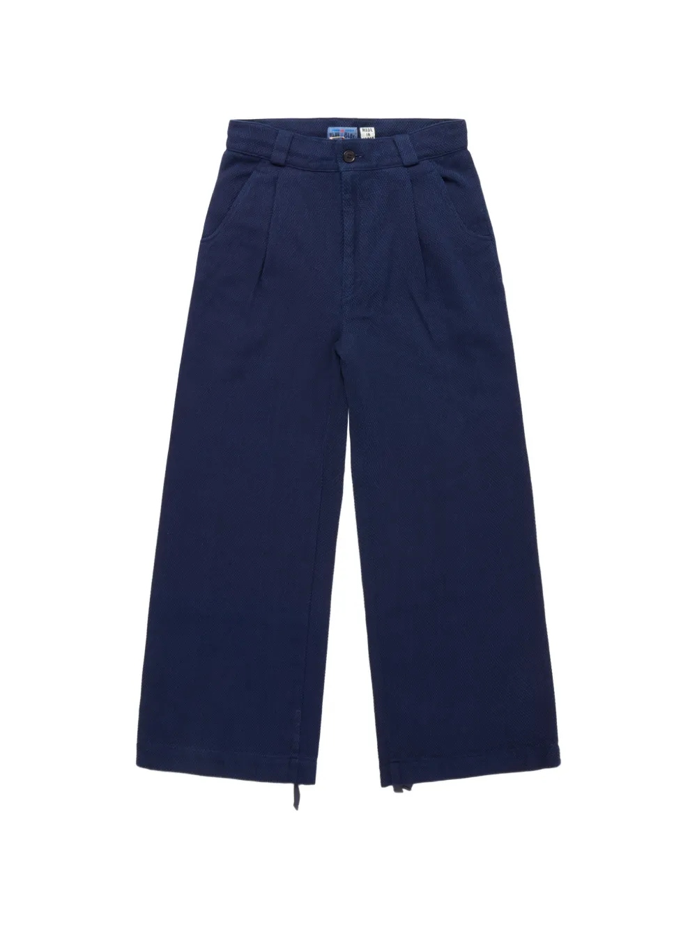 Blue Blue Japan Sashiko tucked trousers