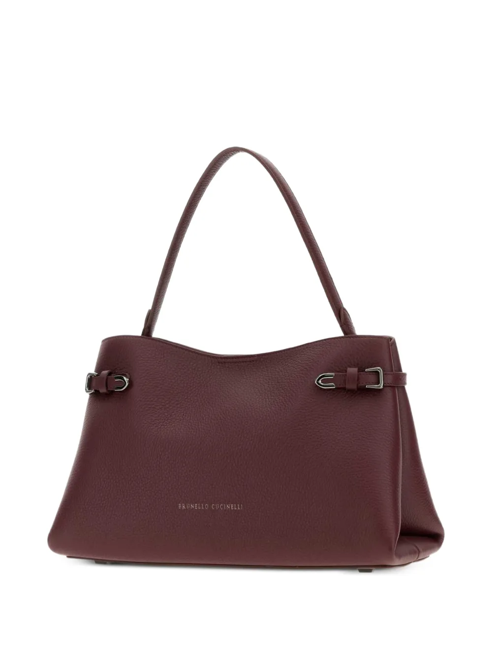 Brunello Cucinelli Schoudertas met gespdetail Bruin