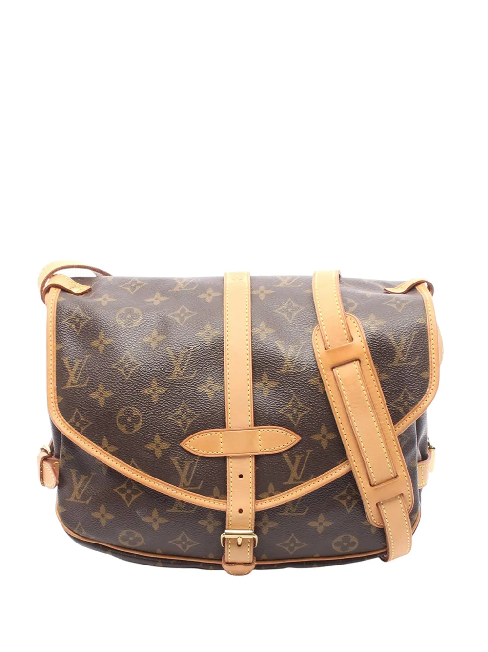 Louis Vuitton Pre-Owned 2007 Monogram Saumur 30 crossbody bag - Marrone