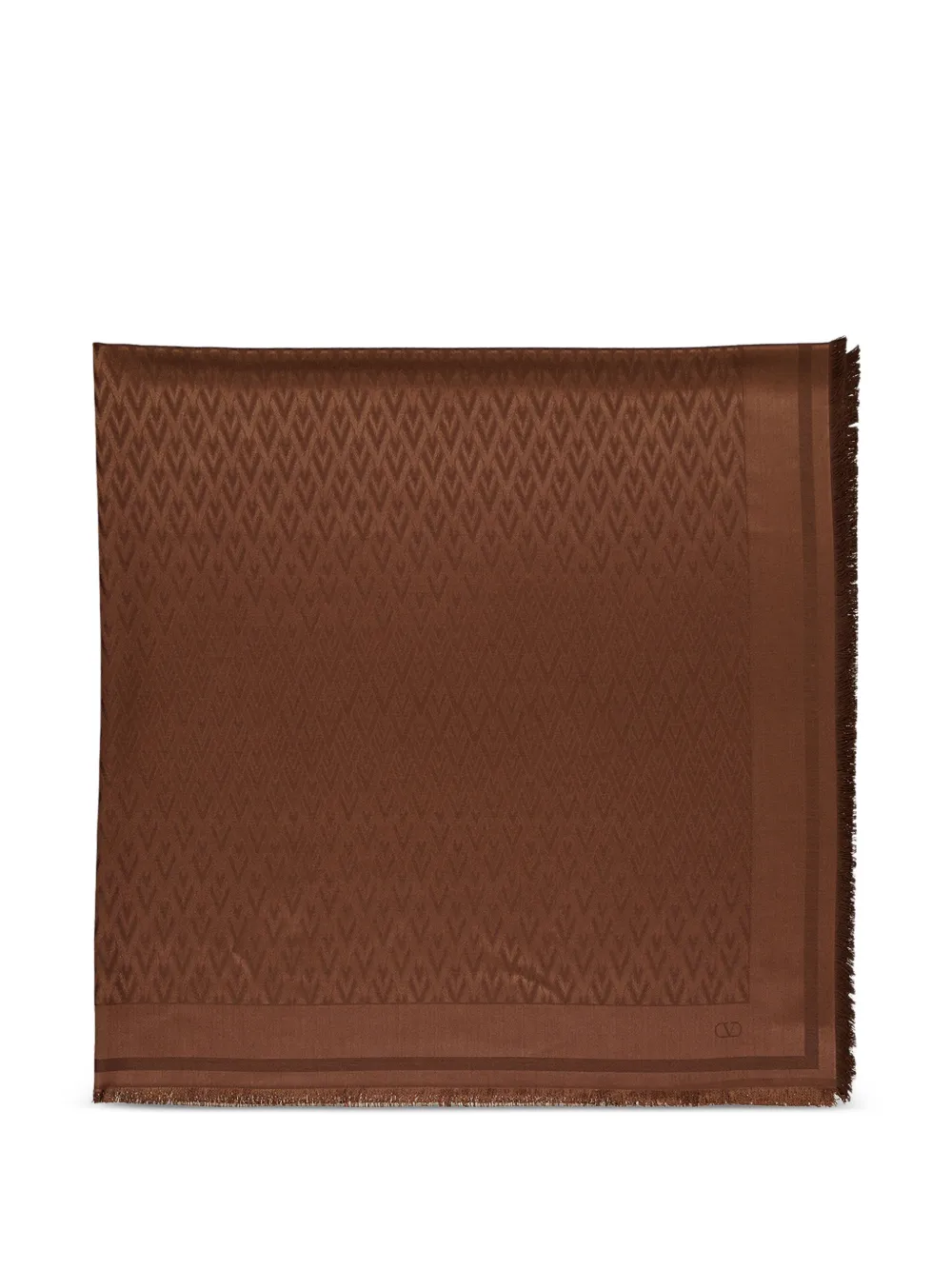 Valentino Garavani Toute La V scarf - Brown