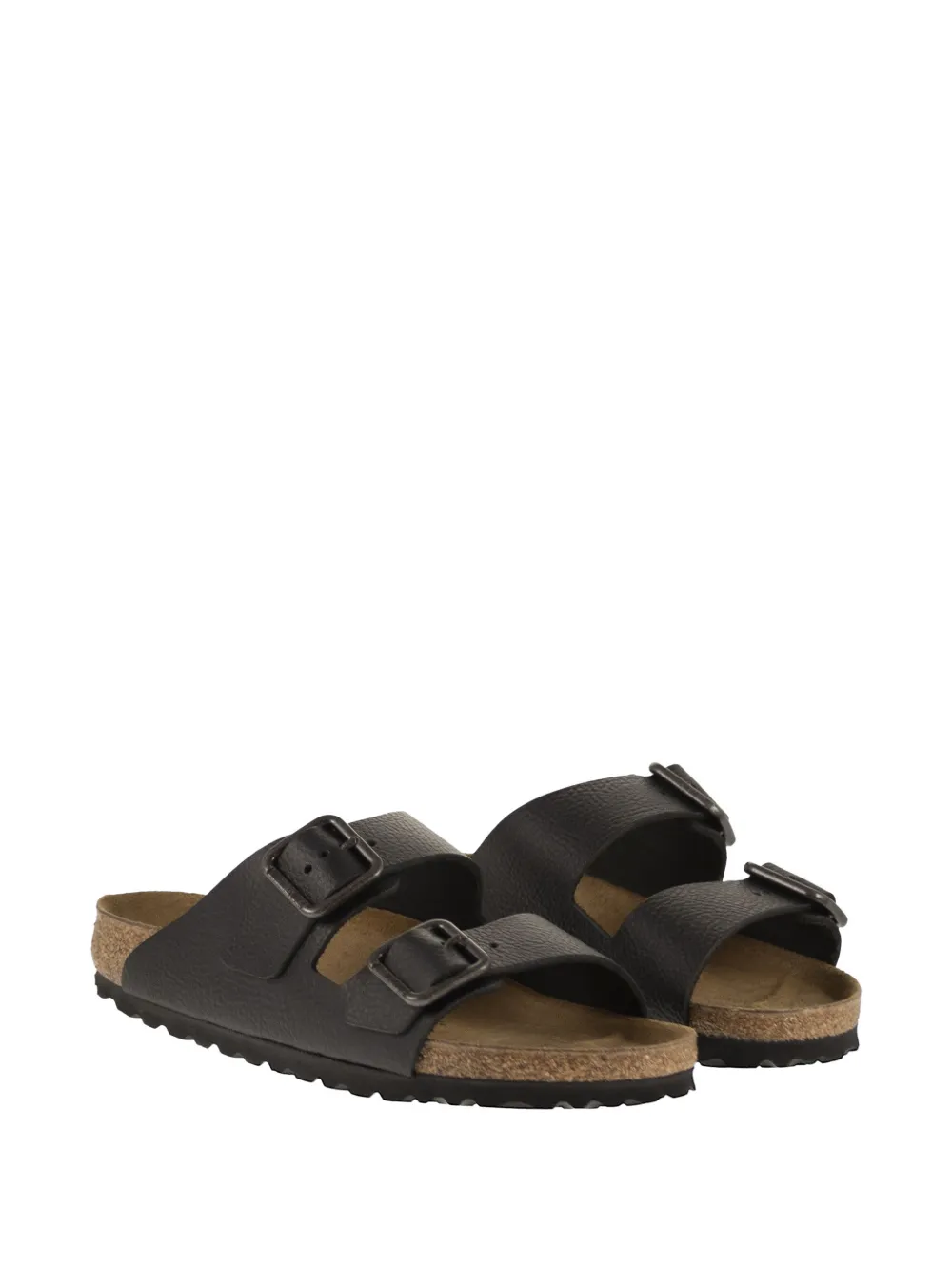Birkenstock Arizona leren sandalen Zwart