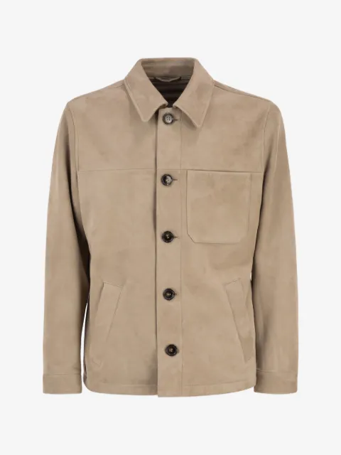 PT Torino Hemdjacke aus Wildleder
