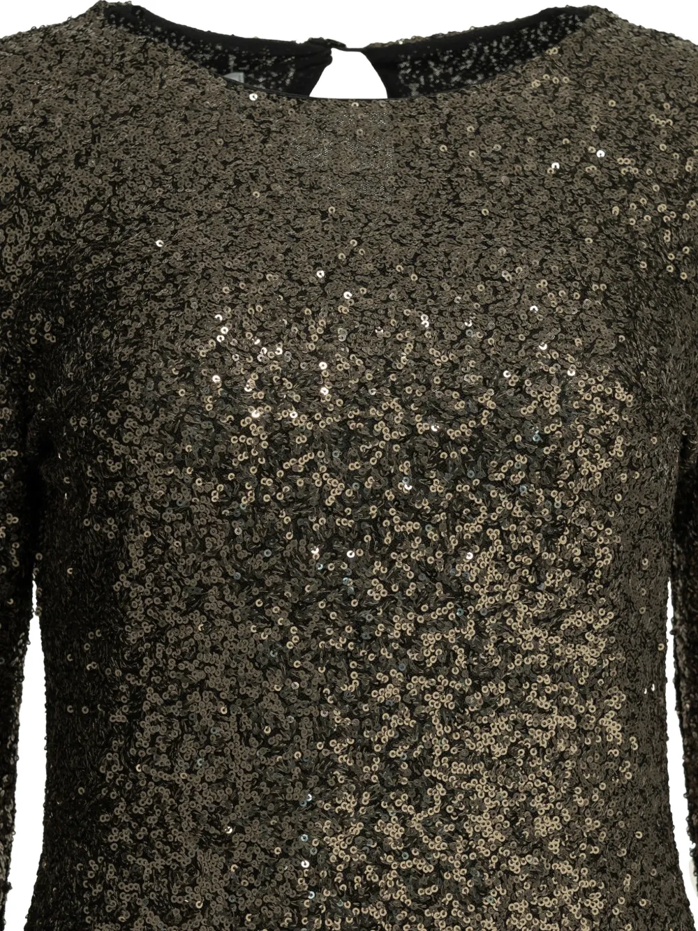  Semper Robe Courte à Sequins - Marron 