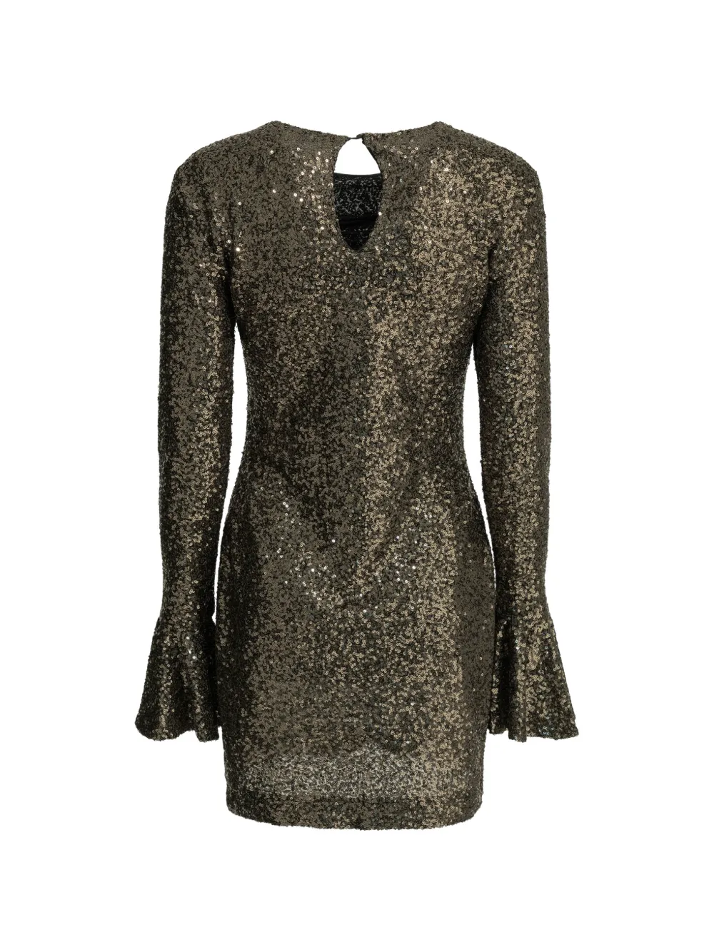  Semper Robe Courte à Sequins - Marron 