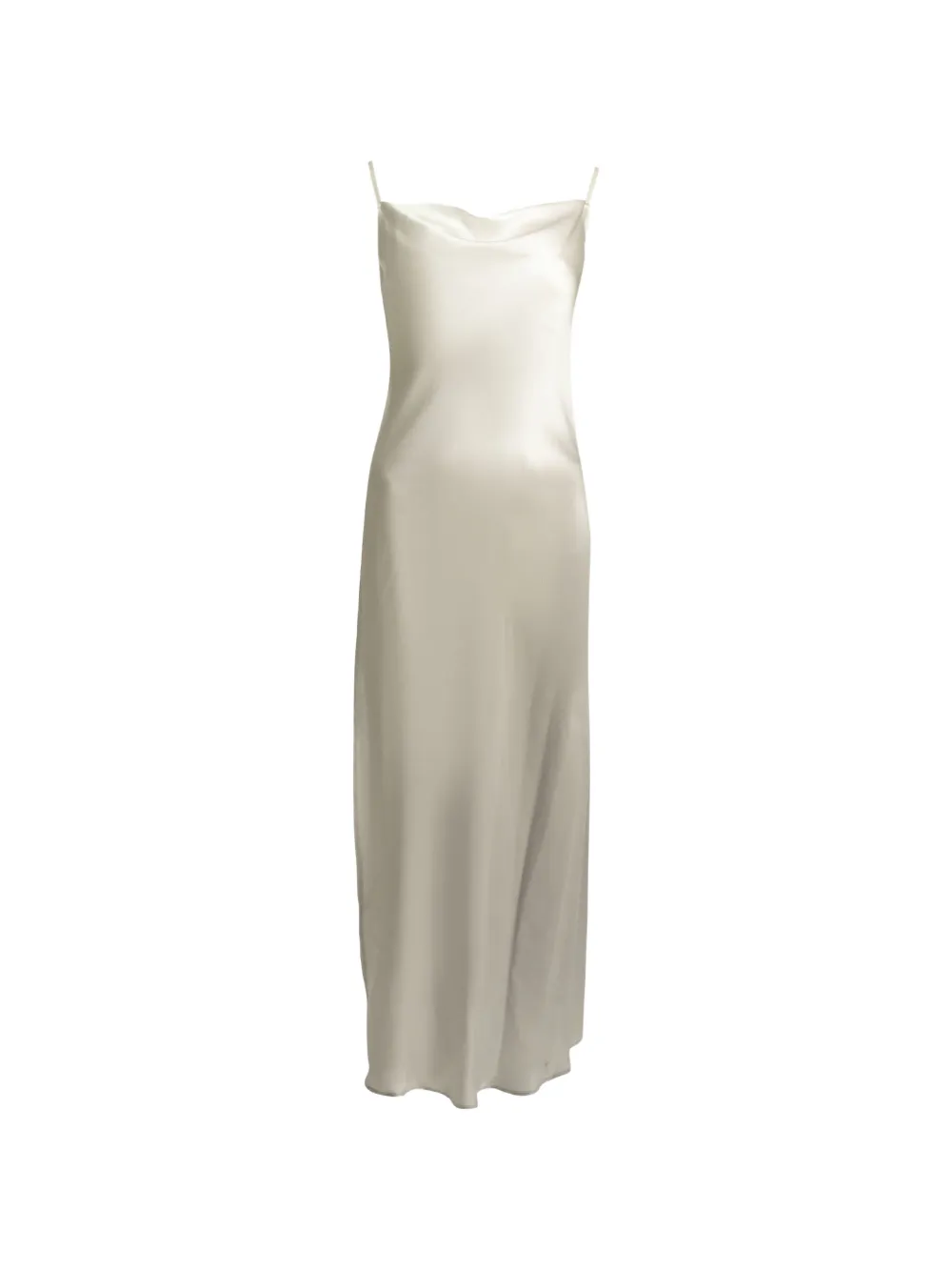 SLEEP NO MORE silk midi dress - Grigio