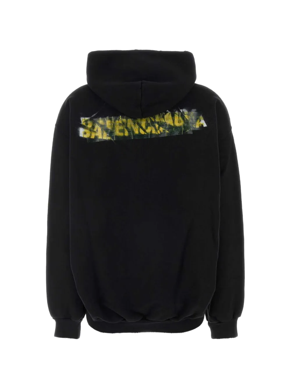 Balenciaga Cocoon hoodie met rits en logoprint Zwart