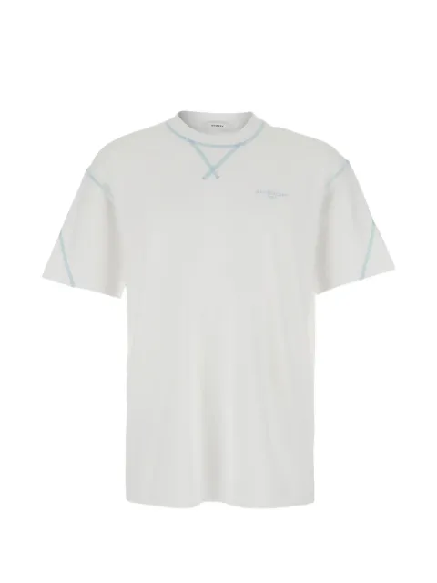 Givenchy couture seam T-shirt in cotton with embroidery