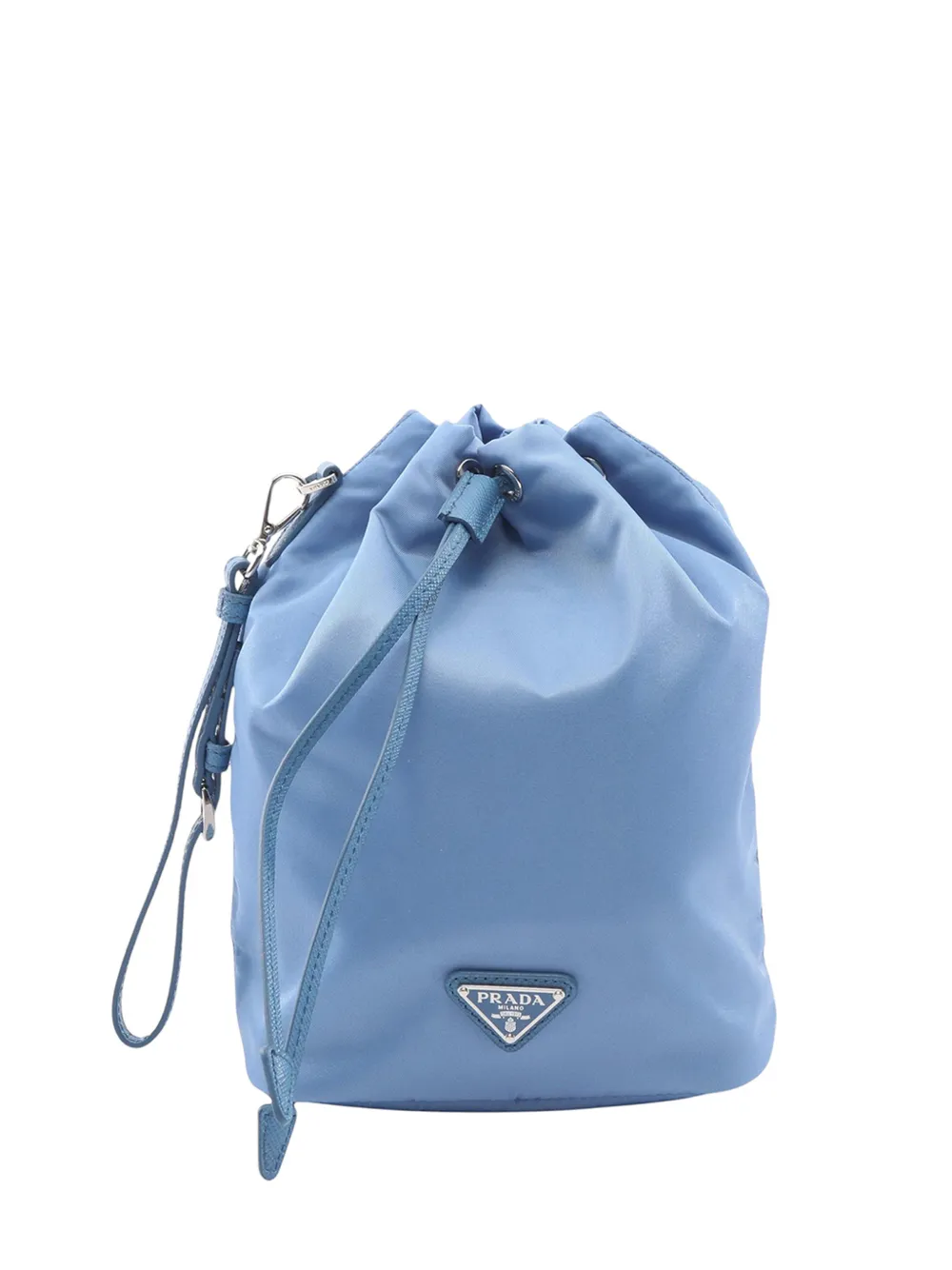 Prada Pre-Owned 2019-2026 Re-nylon Vela Bucket pouch - Blue