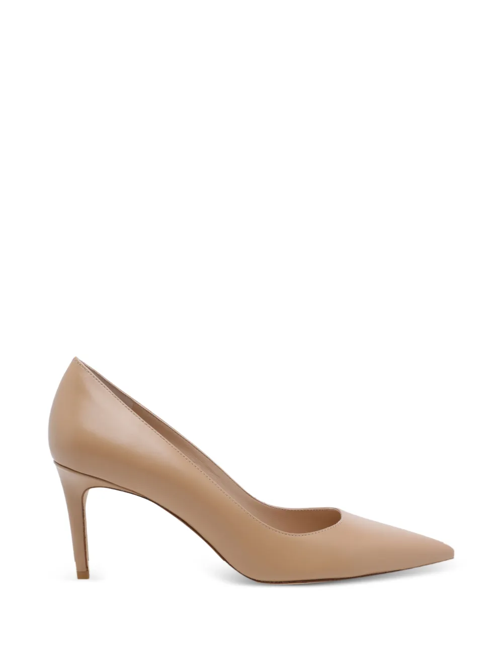 Stuart Weitzman Stuart Power leather pumps Beige