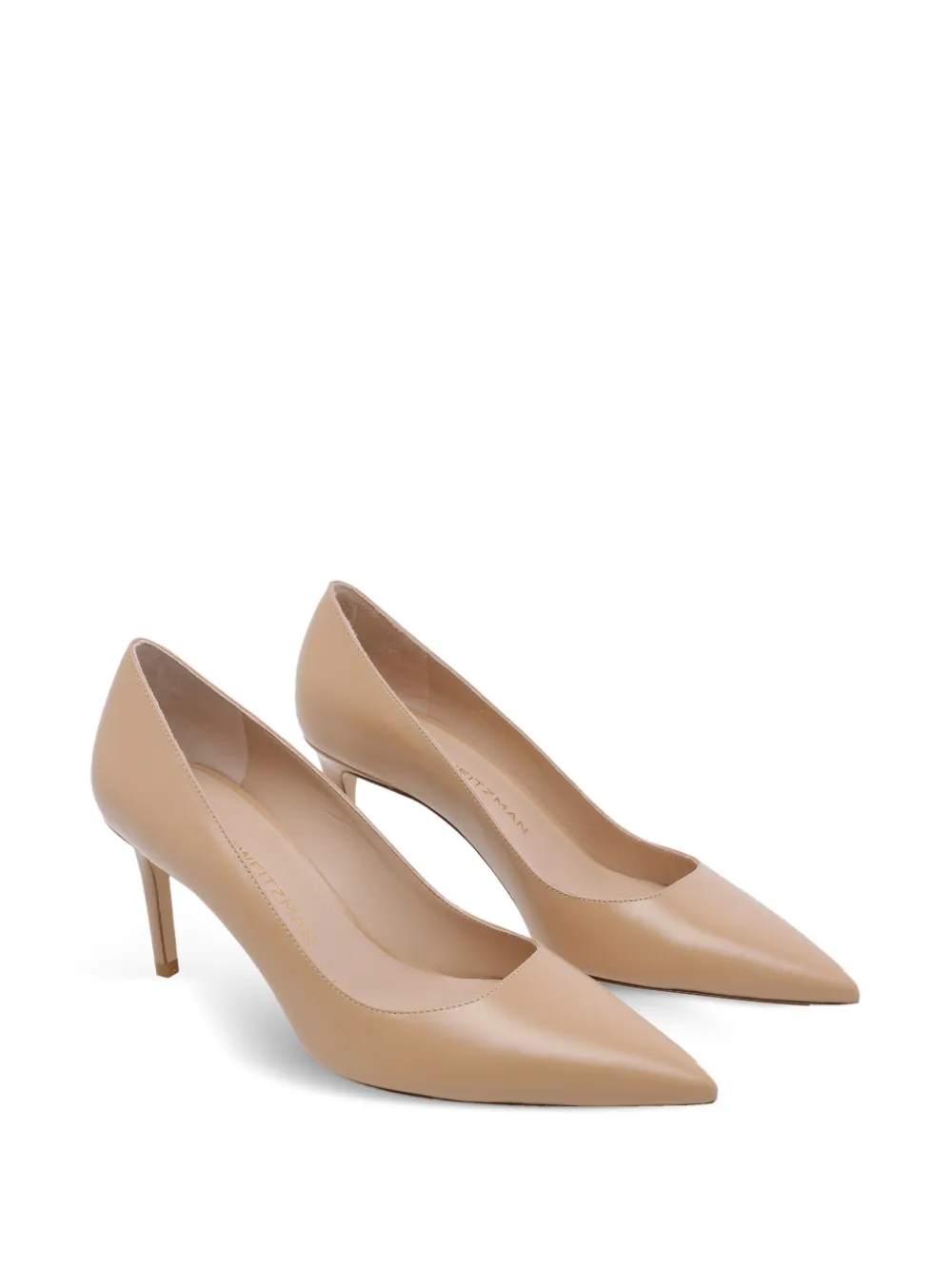 Stuart Weitzman Stuart Power leather pumps Beige