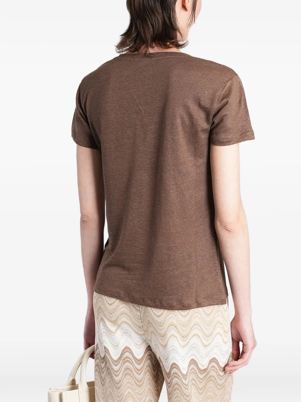 MC2 Saint Barth Eloise katoenen T-shirt Bruin