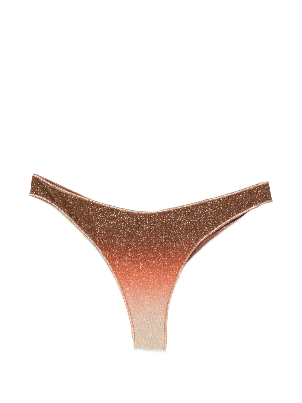 MC2 Saint Barth Naomi Overlock glitter-effect gradient-print bikini bottoms - women - Polyamide/Viscose/Polyester/Elastane/Polyamide/Elastane - L -