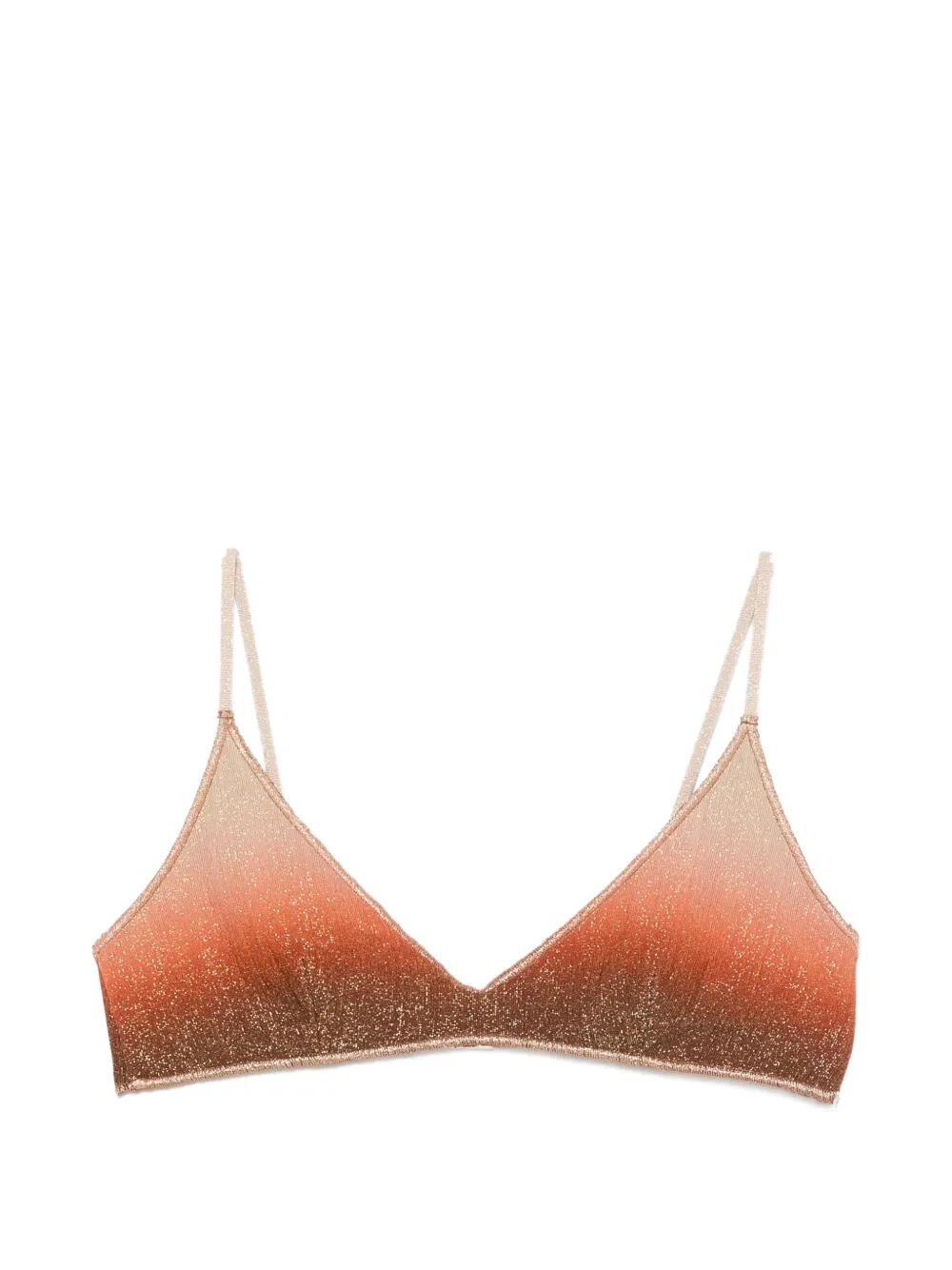 MC2 Saint Barth Paloma Overlock glitter bikini top