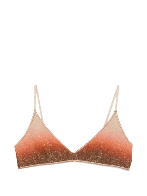 MC2 Saint Barth Paloma Overlock glitter bikini top