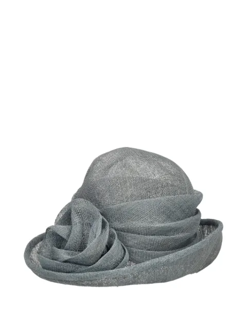 Vintage floral-detail hat