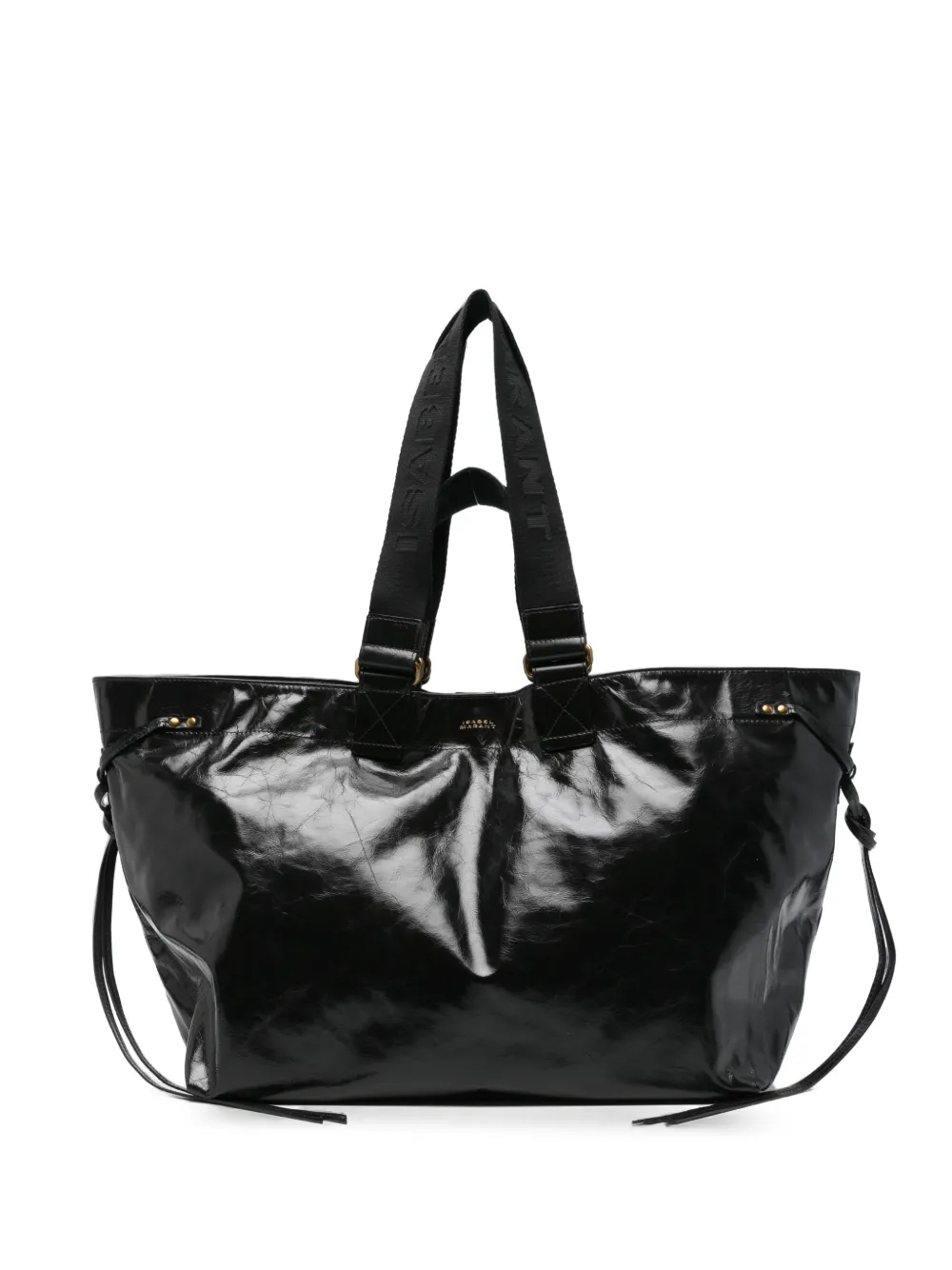 ISABEL MARANT Wardy leather tote bag - Nero