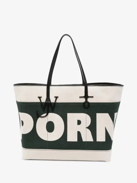 JW Anderson Anchor logo-plaque tote bag