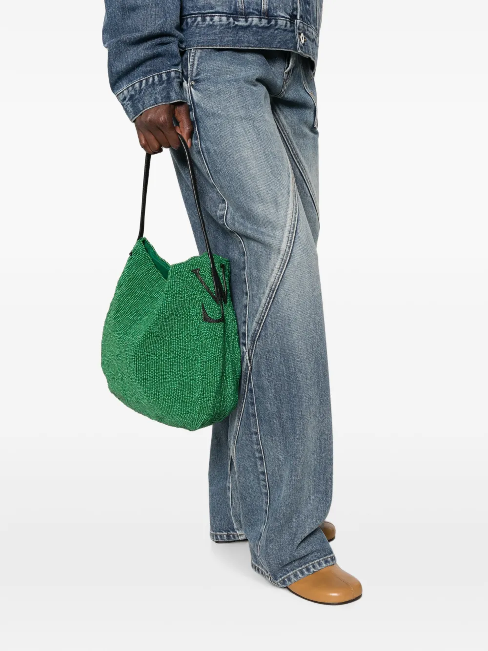JW Anderson Kleine Bulb schoudertas Groen