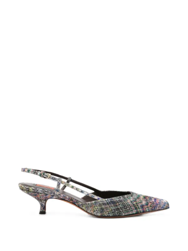 Missoni Fiona Slingback Pumps in Blue