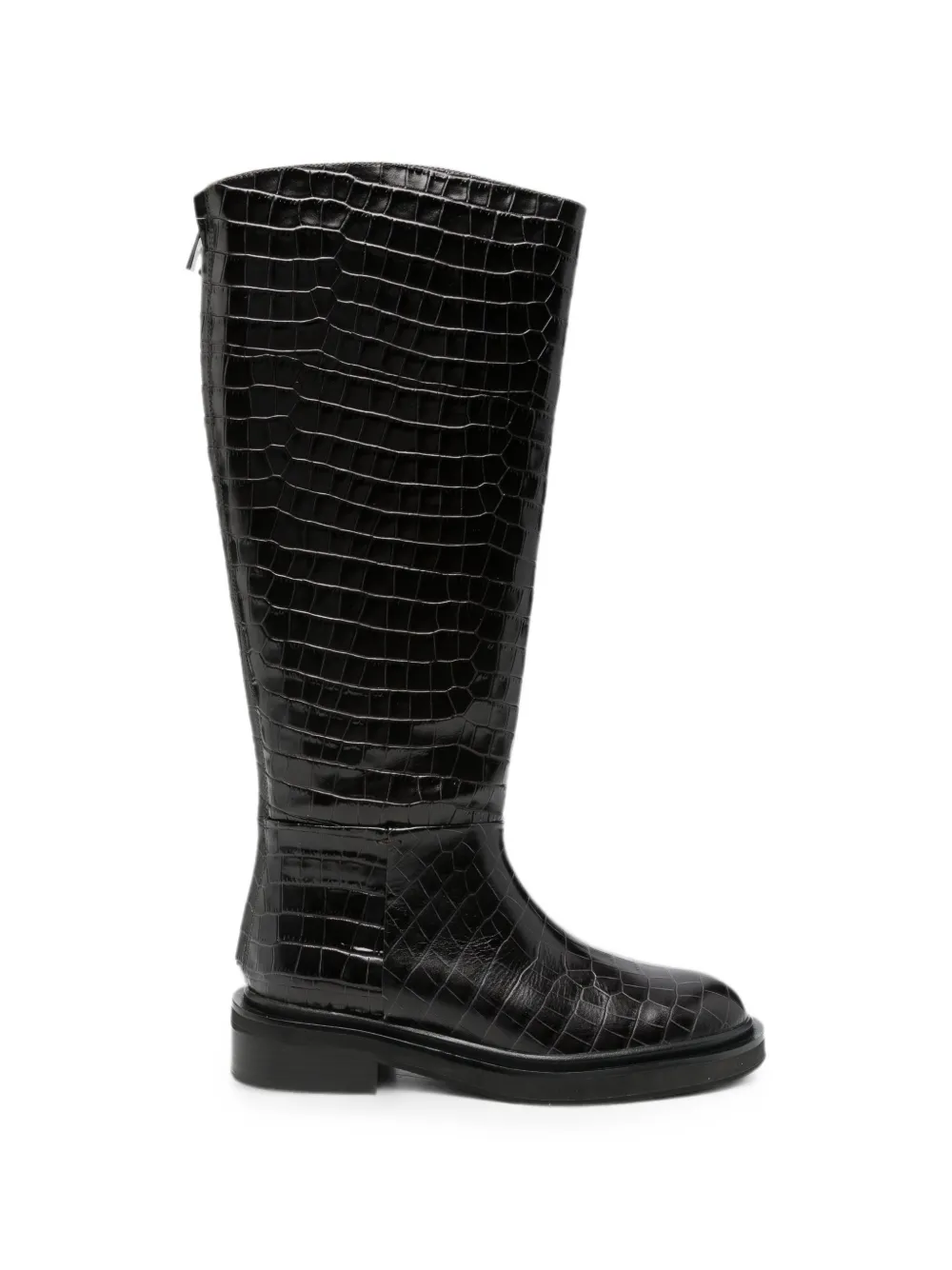 Jude croc-effect boots