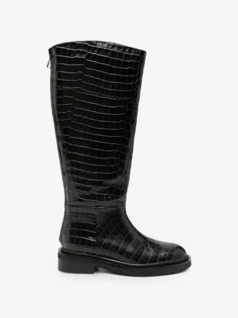 A.EMERY Jude croc-effect boots